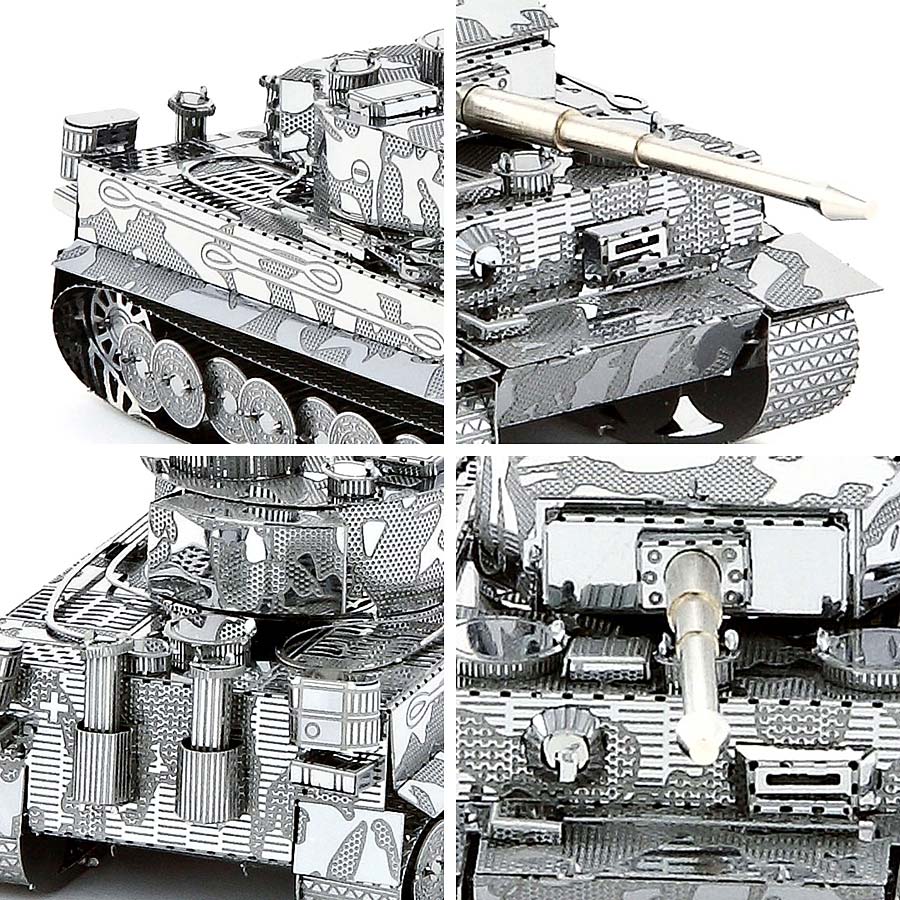 9/4 スーパーセール 半額 メタルパズル 3Dメタルパズル ティガータンク 戦車 送料無料 約 1000円ポッキリ ラッピング