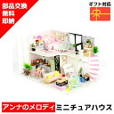 ミニチュアハウス ドールハウス ミニチュア ミニチュアドールハウス ドールハウスキット アンナのメロディー 手作りキット ジオラマ 人気 贈り物 DIY 脳トレ...