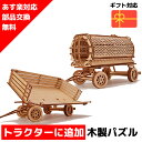 【ウクライナを応援！】 ウッドパズル Wood Trick ウッドトリック トラクタートレーラー 3Dウッドパズル パズル 木製パズル 知育 プレゼント 木製 歯車 脳トレ キット 大人 トラック 送料無料 ラッピング