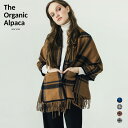 The Organic Alpaca NY発 アルパカ100% ポケットショール（NYチェック）中厚 ストール 膝掛け レディース