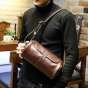 ボディバッグ メンズ 大きめ 30代 おしゃれ かっこいい 50代 防水 冬 軽い ショルダーバッグ バッグインバッグ 人気 革 ウエストバッグ 横型 ウエスト...