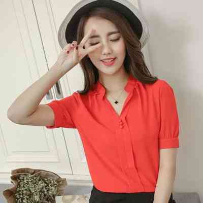 【＼クーポン利用で20%OFF!／】 ブラウス レディース カットソー 事務服 春 フォーマル オフィス スーツ ノーアイロン レース カジュアル 50代 リボン 高品質 フリル 半袖 涼しい 大きいサイズ おしゃれ シフォン 人気 Tシャツ 薄手 白 夏 ブランド きれいめ