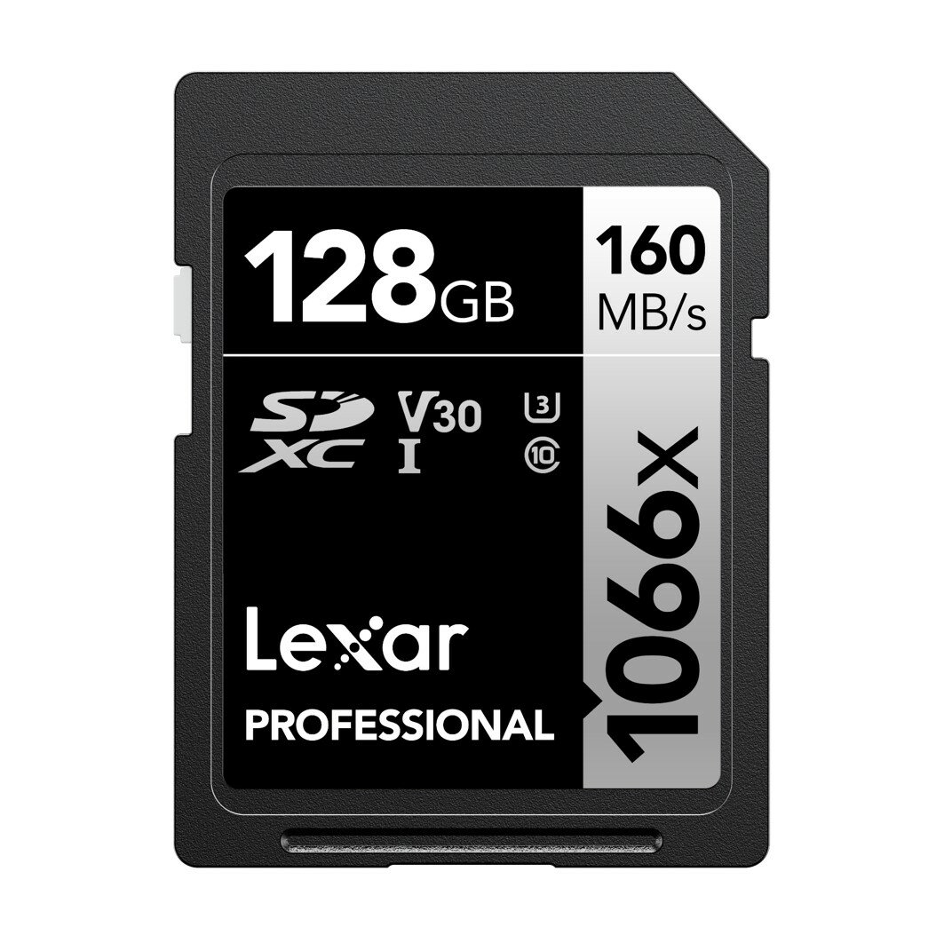 Lexar Professional SDXCカード 128GB SILVERシリーズ 1066x UHS-I Class10 U3 V30 最大読出160MB/s 最大書込120MB/s 10年限定保証 LSD1066128G-BNNNJ