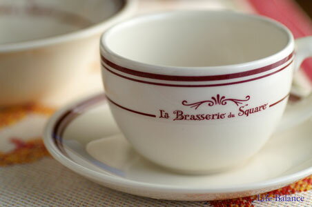 新シリーズ登場　Brasserie au SquareLe Comptoir De Famille ティーカップ＆ソーサーブラッス...