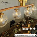 【クーポン配布中】シーリングライト 北欧 おしゃれ 4灯 オーウェン Owen 白熱球付き LT-4023 LED対応 ライト 天井照明 照明器具 西海岸 ガラ...