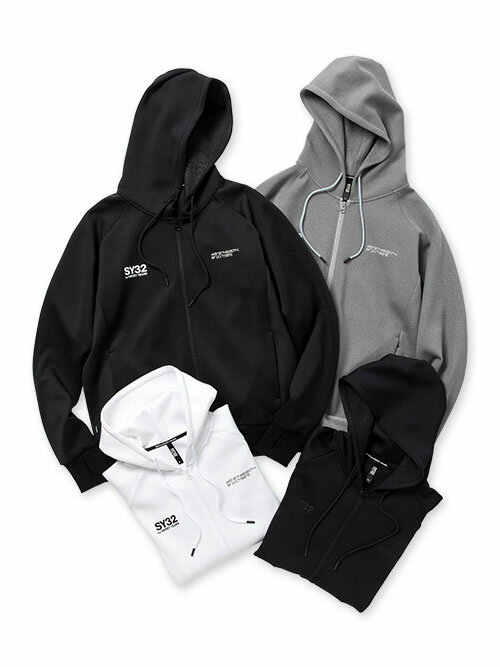 楽天Lifestyle Select Store TrueS【エントリー&ご注文でポイント10倍＋抽選で100％還元！＋2倍！】SY32 by SWEET YEARS パーカー スウェット プルオーバー ブランド おしゃれ ゴルフ サッカー スポーツ 13070 セットアップ エンボス ジップ