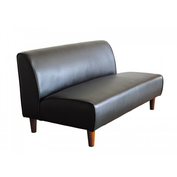 ソファ おしゃれ 家具 インテリア 2人掛け レザーアームレスソファ DUDE(デュード) 【WHX-124】 [2]