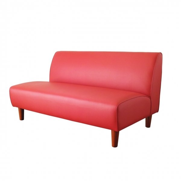 ソファ おしゃれ 家具 インテリア 2人掛け レザーアームレスソファ DUDE(デュード) 【WHX-124】 [3]