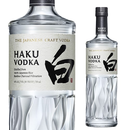 サントリー ジャパニーズ クラフトウォッカ HAKU〈白〉40度 700ml JAPANESE CRAFT VODKA 国産米100％使用 ウオッカ スピリッツ sunhaku 長S