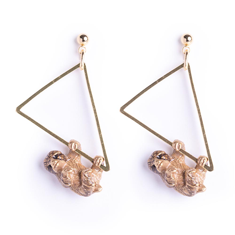 楽天市場】ナマケモノ（ピアス｜レディースジュエリー・アクセサリー