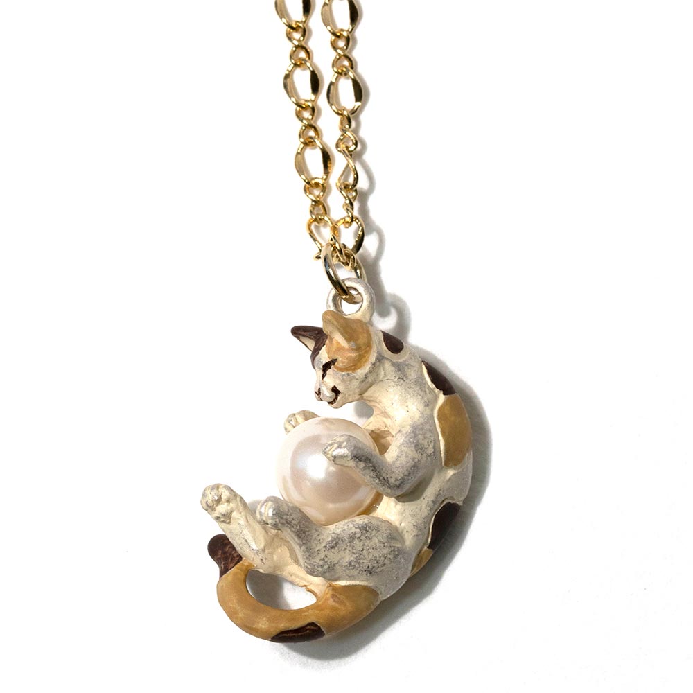 乐天商城 - ネコのララバイ ミケ ネックレス：4F（フィーアエフ）Palnart Poc（パルナートポック）