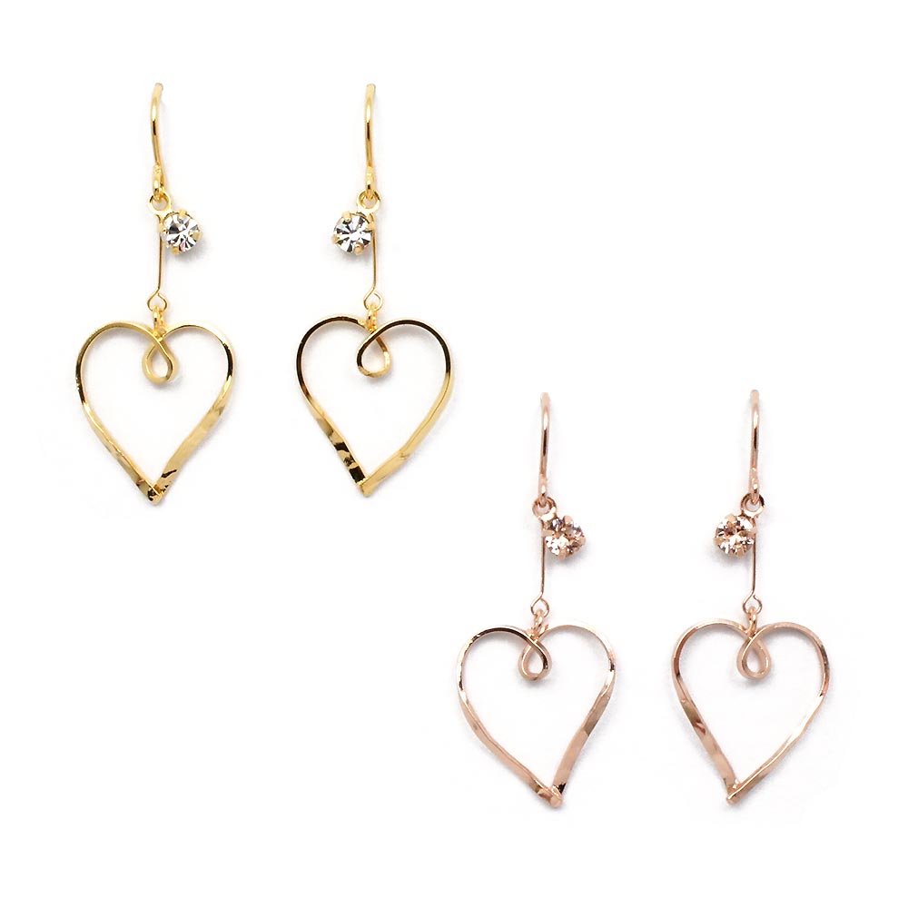 drawing heart ピアス：zoule（ゾーラ）