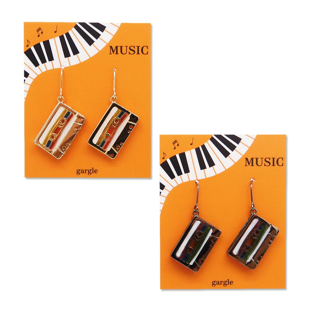 カセットテープ ピアス：gargle（ガーグル）