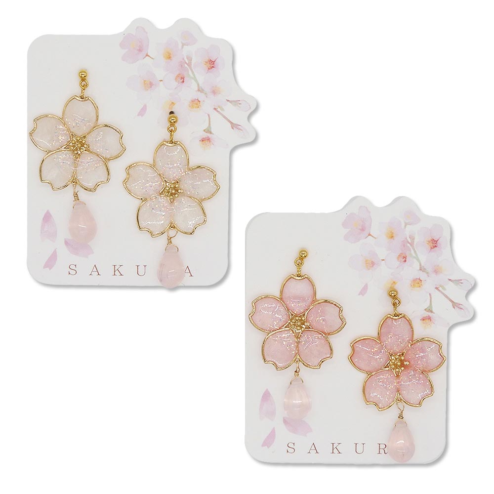 ラメ桜 イヤリング：gargle（ガーグル）(4)