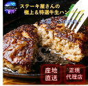 鉄板ステーキの名店「シェルブルー」 山口シェフ監修 ステーキ屋さんの極上＆特選牛生ハンバーグ 水晶-Suisyo- ミッション 産地直送 正規代理店