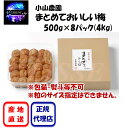 まとめておいしい梅 500g×8パック(4kg) 「まとめ買いで安い 良品をお安くお届けする梅干として開発 むかしながらの梅干 小山農園 産地直送 正規代理店(4)