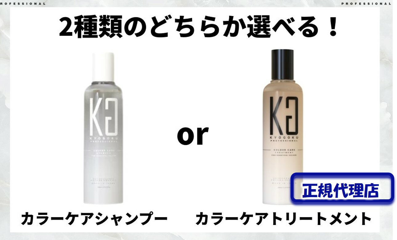 KYOGOKU カラーケアシャンプー or カラーケアトリートメント 美容室専売品 サロン専売 髪色落ち防止 ダ..