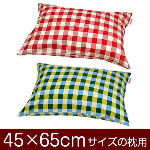 枕と枕カバーのリビングインピース 【枕カバー】 商品名 枕カバー（ファスナー式） 商品サイズ 45×65cmの枕用 実寸サイズ ※洗濯後の縮みを考慮しやや大きめに仕上げてあります。 縫い方仕上げ ぶつぬいロック 柄 チェック カラー ピンク,ブルー 構造 ファスナー式 素材 綿100％ 製造国 日本製 お取り扱い方法 ・40℃の弱洗いで洗濯機可・漂白剤使用不可・アイロンは中温・タンブラー乾燥不可 メール便の場合の配送方法 1個口1枚入りのメール便で送料無料で配送します。※メール便の場合もお1人様何枚ずつでも注文可能です。複数枚注文されたお客様には、1商品メール便1個口ずつで配送させて頂きます。メール便で配送の場合は、商品到着日の日時指定はできません、ご了承下さいませ。