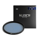 【SALE】KANI PLフィルター プレミアムビビッドサーキュラーPL 77mm CPL / 円偏光 レンズフィルター 丸枠