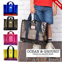 プールバッグ トート型 スイムバッグ 透明 キッズ ジュニア 男の子 女の子 子供用 スイミングバッグ OCEAN&GROUND オーシャン&グラウンド ビーチ...