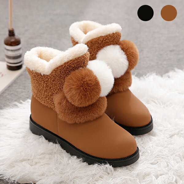 一部短納期 ムートンブーツ レディース ショートブーツ 裏起毛 ぽかぽか 可愛い 冬用 裏起毛 スニーカー シンプル 冬 ショートブーツ 暖かいブーツ 厚底ムー...