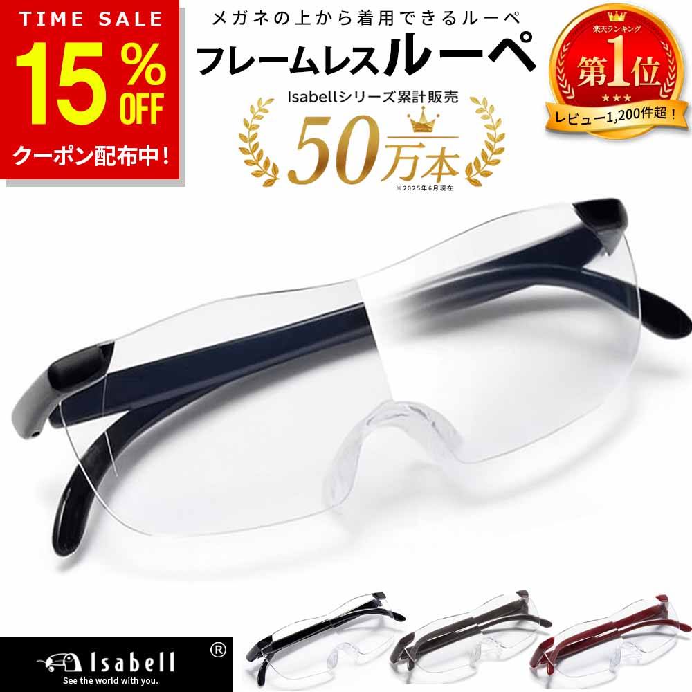 楽天市場】拡大鏡 メガネ 1．5倍の通販