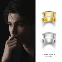 【LOSE FORD 公式】 316L ボーンリング ボーン メンズアクセサリー つけっぱなし ゴールド シルバー レディース アクセサリー ペア ペアリング ...