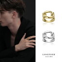 【LOSE FORD 公式】 316L カットチェーンリング メンズアクセサリー つけっぱなし ゴールド シルバー レディース アクセサリー ペア ペアリング ...