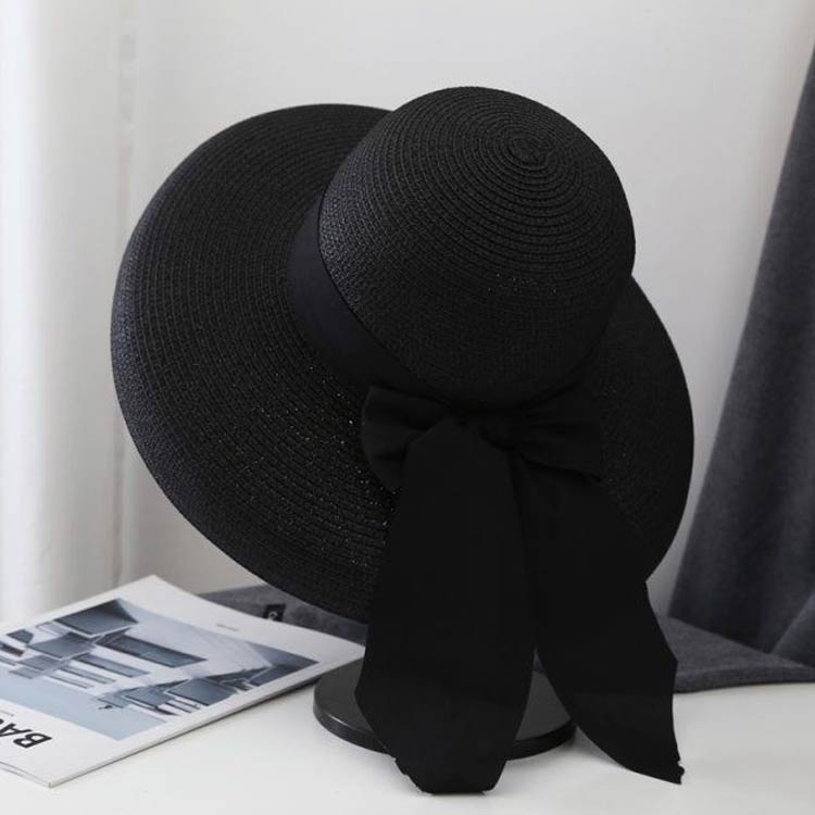 麦わら帽子 春夏 麦わらハット レディース 大きめ 遮光 夏 バケットハット 麦わら つば広 UV リボン おしゃれ リゾート ハット 折りたたみ プレゼント エレガント お出かけ 紫外線 日よけ 優雅 サイズ調整 送料無料 キャップ ハット バケハ UV 大きめ 小顔