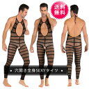 【お買い物マラソン】 穴開き メンズ ボディストッキング 全身タイツ メンズランジェリー 黒 ブラック セクシー 男性用 勝負 下着 祭り 紐パン 全身タイツ ビキニ 女装 メンズレオタード ボディスーツ セクシーランジェリー エロ 過激 あす楽 ゴールデンウィーク GW