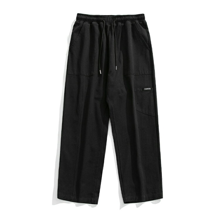 ワイドパンツ チノパンツ オールシーズン対応 ワークパンツ ゆったり 綿 作業着 カーゴパンツ コットン ストレートパンツ ボトムス キャンプ ウエストゴム 作業服 ズボン イージーパンツ カジュアルパンツ アウトドア 丈夫 メンズ lovewing-10004800 LOVE WING サンプル画像3