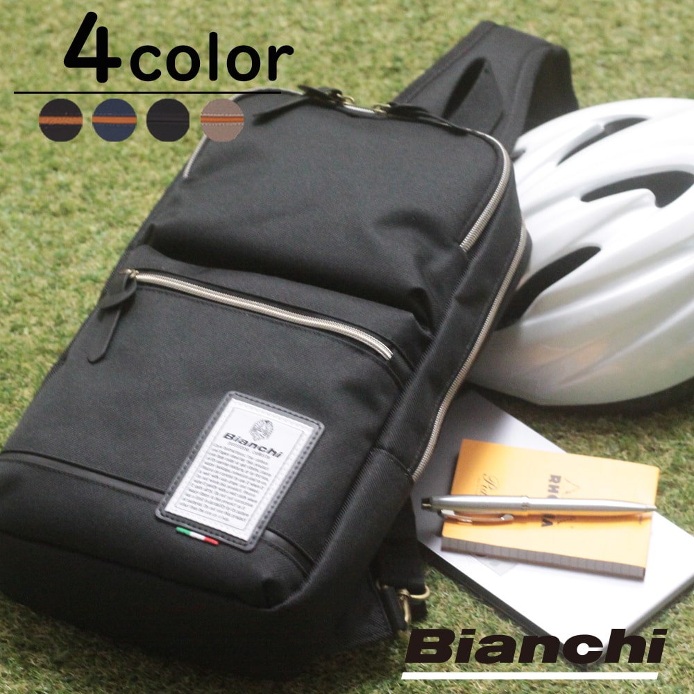 Bianchi ボディバッグ メンズ 【Bianchi 正規取扱い店】ワンショルダーバッグ NBTC78 ラッピング無料 メンズ レディース 撥水 コンパクト 旅行 サブバック プレゼント ギフト ビアンキ bianchi 送料無料