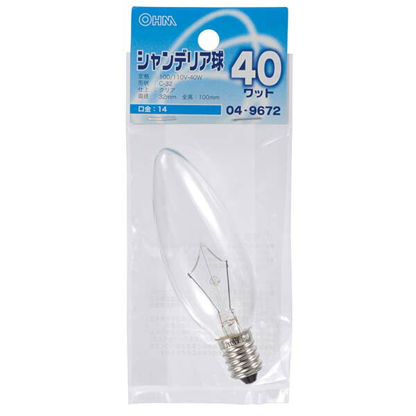 �������ŵ� �����ǥꥢ���40W/���ꥢ/C-32/E14��