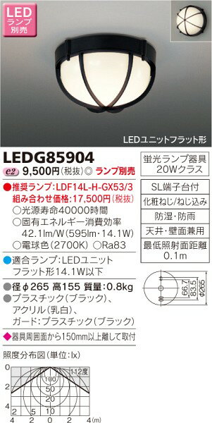 東芝ライテック　LEDG85904