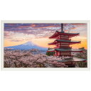 富士山 桜 五重の塔 日本製 フレーム ウォールステッカー 壁紙 fuji 写真 ポスター シール