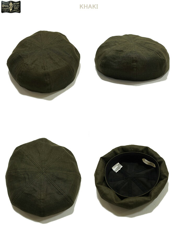 【 ORGUEIL（オルゲイユ） 】　OR-7269B リネンベレー [ Linen Beret ] [ 帽子 ] [ アメカジ ] [ メンズ ] 3