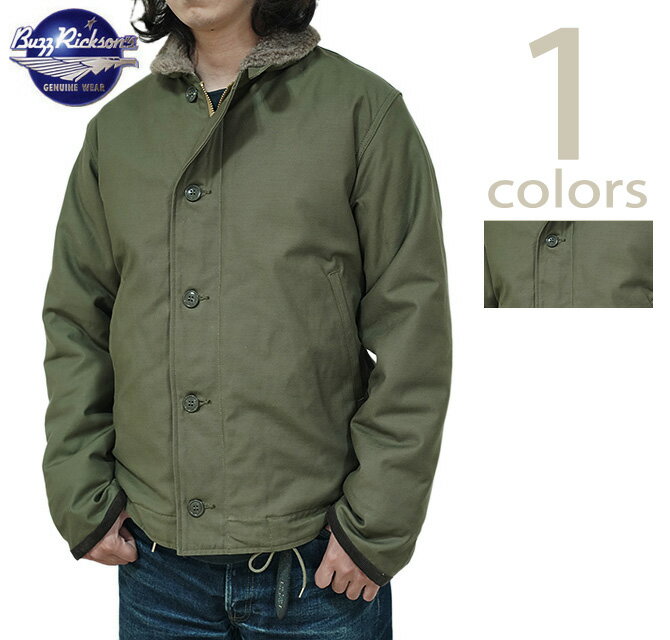 Хꥯ󥺡BUZZ RICKSON'SBR15338Type N-1 [ COTTON SATIN VERSION ] [ OLIVE ] [ ᥫ ] [  ] [ ե饤ȥ㥱å ] [ ߥ꥿꡼㥱å ]