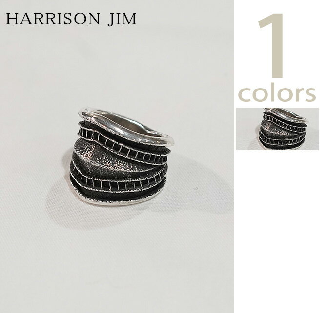 Silver - ハリソン ジム　Harrison Jim　HJR-2　トゥファキャストリング [ Tufacast Ring ]　[ 20号 ]　Indian Jewelry　NAVAJO