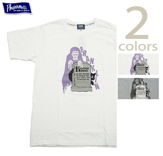 フェローズ　Pherrow's　25S-PT18　プリントT-シャツ [ FRANKLIN ] [ カタログ未掲載 ] [ プリントTシ..