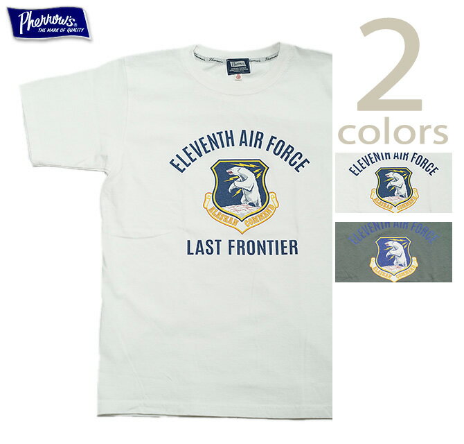 フェローズ Pherrow's 25S-PT32 プリントT-シャツ [ LAST FRONTIER ] [ カタログ未掲載 ] [ プリントTシャツ ] [ 半袖Tシャツ ] [ カットソー ] [ アメカジ ] [ メンズ ]