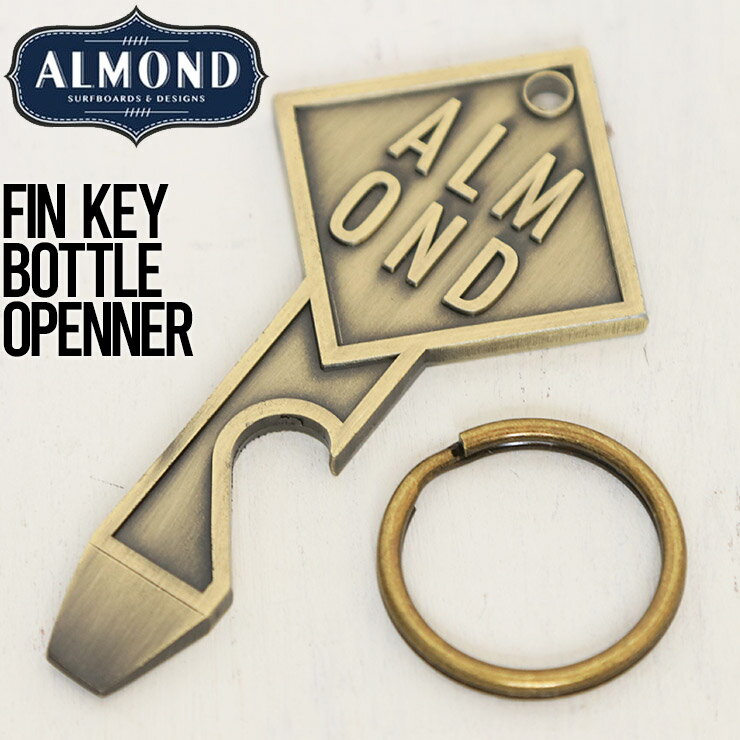 【送料無料】 ALMOND SURF アーモンドサーフ FIN KEY BOTTLE OPENER キーリング