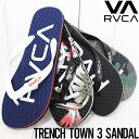 ルーカ サンダル メンズ RVCA ルーカ TRENCH TOWN 3 SANDAL ビーチサンダル ビーサン MFOTTRTR