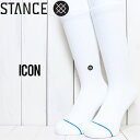 【送料無料】 STANCE スタンス ICON SOCKS ソックス 靴下 M311D14ICO WHB