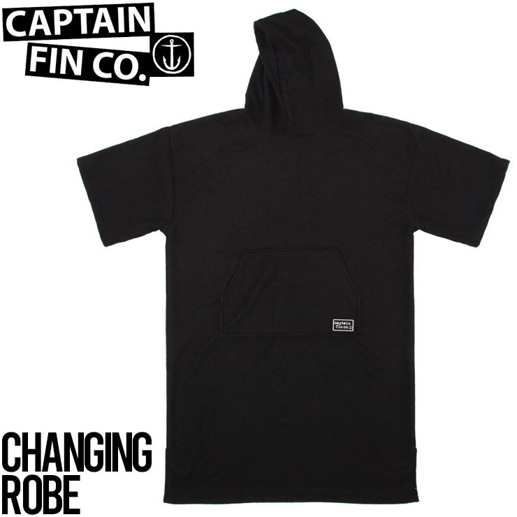 CAPTAIN FIN キャプテンフィン CHANGING ROBE お着替えポンチョ CX182005 BLACK 