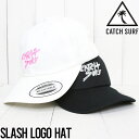 CATCH SURF キャッチサーフ SLASH LOGO HAT ストラップバックキャップ A20HAT013 [FB]