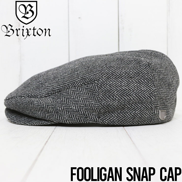 【送料無料】 【送料無料】BRIXTON ブリクストン HOOLIGAN SNAP CAP ハンチング 10771 GYBLK [FB]