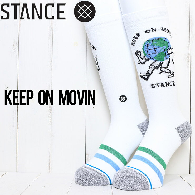 【送料無料】 STANCE スタンス KEEP ON MOVIN SOCKS ソックス 靴下 A546A21MOV