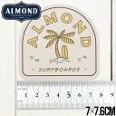 【送料無料】 【送料無料】ALMOND SURF アーモンドサーフ STICKER ステッカー #3