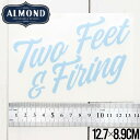 【クリアランスセール】 【送料無料】 【送料無料】ALMOND SURF アーモンドサーフ STICKER ステッカー #8