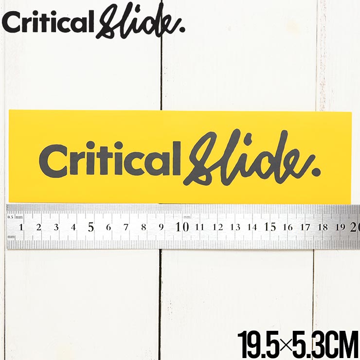 【送料無料】 【送料無料】Critical Slide クリティカルスライド TCSS ティーシーエスエス STICKER ステッカー The Critical Slide Society STICKV9 #4